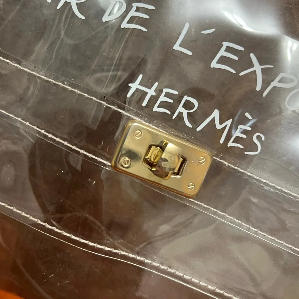 😍Hermès Clear PVC Kelly Bag VIP Limited Edition - Picture 4 of 5
